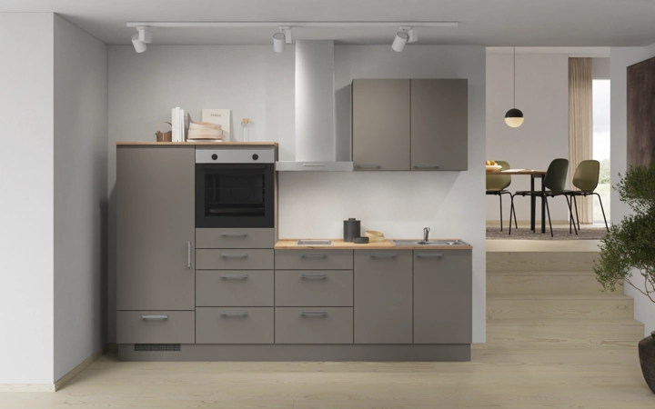 Cuisines Elite Cuisine linéare 270 cm électroménagers inclus planning 13 0
