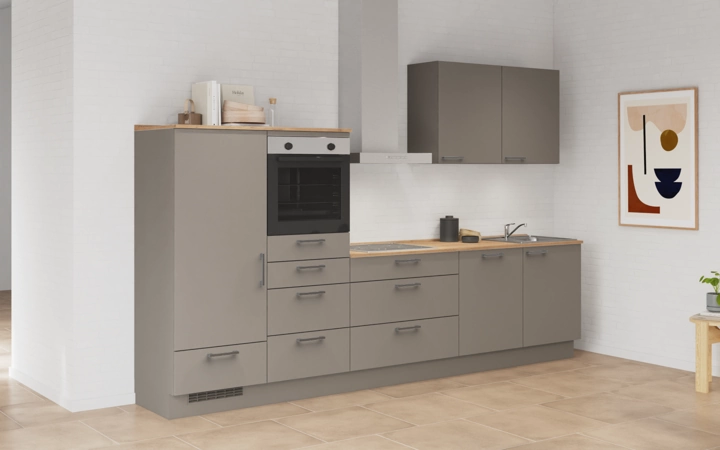 Cuisines Elite Cuisine linéare 330cm électroménagers inclus planning 13 1