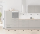 Cuisines Elite Cuisine linéare 330cm électroménagers inclus planning 13 5
