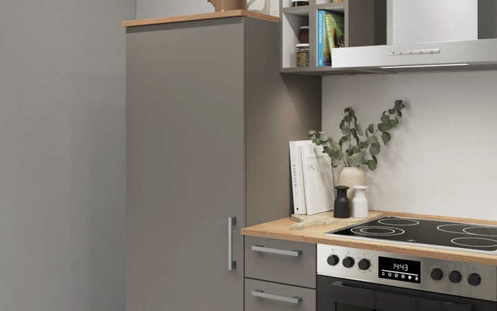 Cuisines Elite Cuisine linéaire 240 cm électroménagers inclus planning 14 2