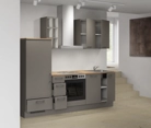 Cuisines Elite Cuisine linéaire 240 cm électroménagers inclus planning 14 4