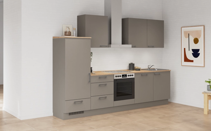 Cuisines Elite Cuisine linéaire 300 cm électroménagers inclus planning 14 1