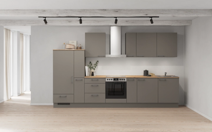Cuisines Elite Cuisine linéare 360 cm électroménagers inclus planning 14 0