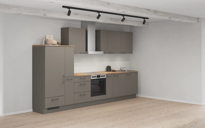 Cuisines Elite Cuisine linéare 360 cm électroménagers inclus planning 14 1