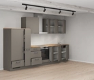 Cuisines Elite Cuisine linéare 360 cm électroménagers inclus planning 14 4