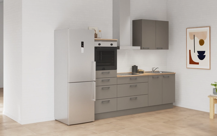 Cuisines Elite Cuisine linéaire 240 cm électroménagers inclus planning 15 1