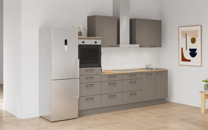 Cuisines Elite Cuisine linéare 270 cm électroménagers inclus planning 15 1