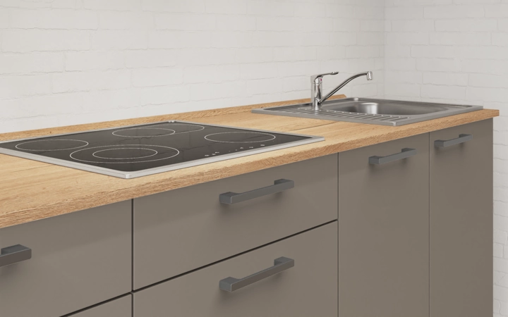Cuisines Elite Cuisine linéare 270 cm électroménagers inclus planning 15 3