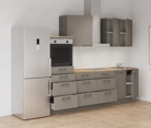 Cuisines Elite Cuisine linéare 270 cm électroménagers inclus planning 15 4