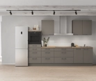 Cuisines Elite Cuisine linéaire 300 cm électroménagers inclus planning 15 0