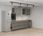 Cuisines Elite Cuisine linéaire 300 cm électroménagers inclus planning 15 4