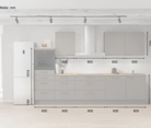 Cuisines Elite Cuisine linéare 330cm électroménagers inclus planning 15 5