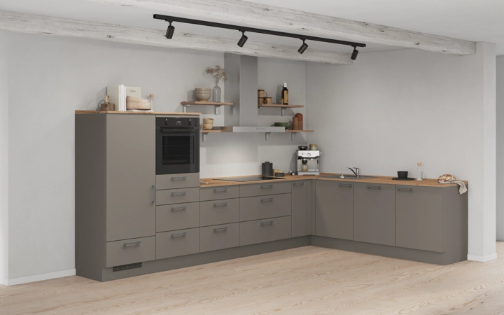 Cuisines Elite Cuisine en L 366,6 cm x 246, 6 cm électroménagers inclus planning 16 1