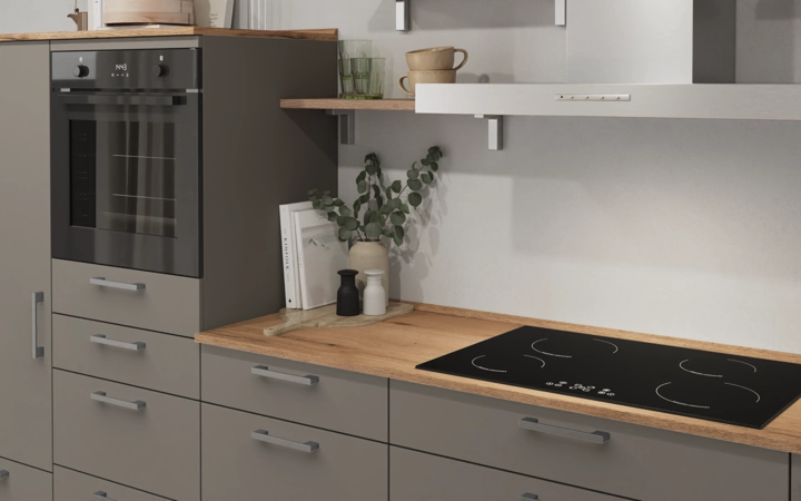 Cuisines Elite Cuisine en L 366,6 cm x 246, 6 cm électroménagers inclus planning 16 2