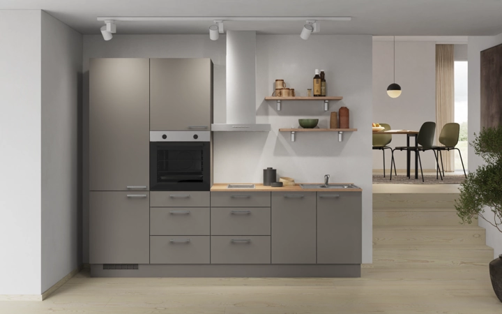 Cuisines Elite Cuisine linéare 270 cm électroménagers inclus planning 16 0