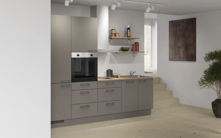 Cuisines Elite Cuisine linéare 270 cm électroménagers inclus planning 16 1