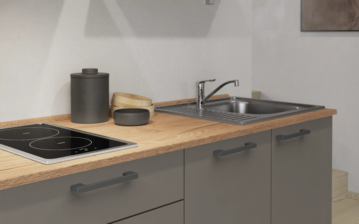 Cuisines Elite Cuisine linéare 270 cm électroménagers inclus planning 16 3