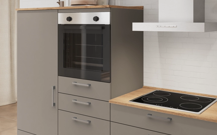 Cuisines Elite Cuisine linéaire 300 cm électroménagers inclus planning 16 2
