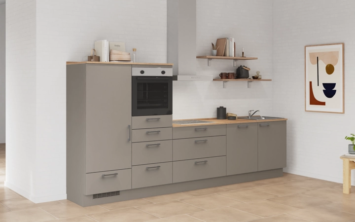 Cuisines Elite Cuisine linéare 330cm électroménagers inclus planning 16 1