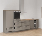 Cuisines Elite Cuisine linéare 330cm électroménagers inclus planning 16 4