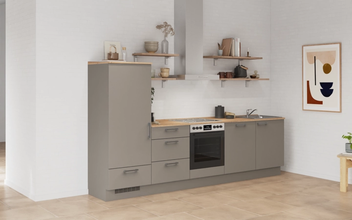 Cuisines Elite Cuisine linéaire 300 cm électroménagers inclus planning 17 1