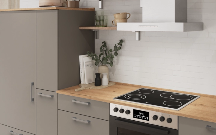 Cuisines Elite Cuisine linéare 330cm électroménagers inclus planning 17 2