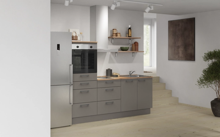 Cuisines Elite Cuisine linéaire 210 cm électroménagers inclus, planning 18 1
