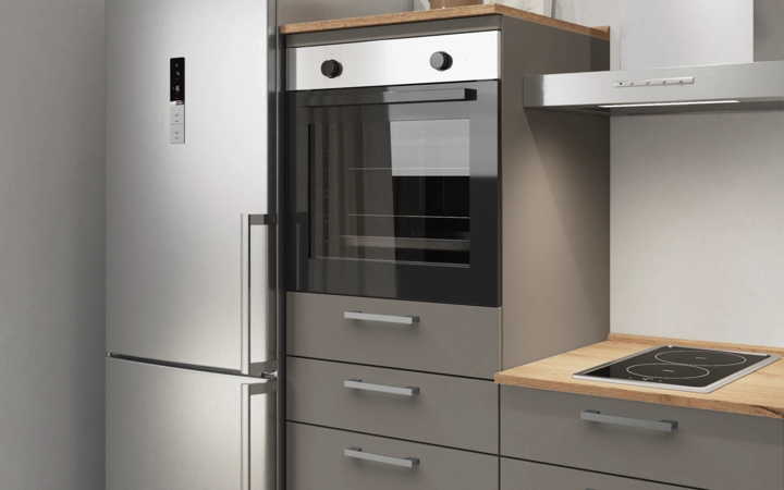 Cuisines Elite Cuisine linéaire 210 cm électroménagers inclus, planning 18 2