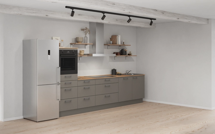 Cuisines Elite Cuisine linéare 330cm électroménagers inclus planning 18 1