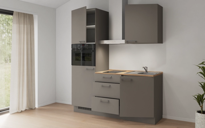 Cuisines Elite Cuisine linéaire 180 cm électroménagers inclus, planning 2 4