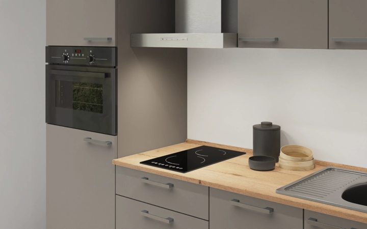 Cuisines Elite Cuisine linéaire 210 cm électroménagers inclus, planning 2 2