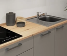 Cuisines Elite Cuisine linéaire 210 cm électroménagers inclus, planning 2 3