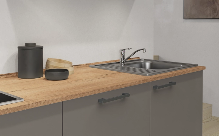Cuisines Elite Cuisine linéare 270 cm électroménagers inclus planning 2 3