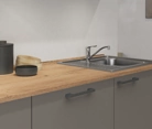 Cuisines Elite Cuisine linéare 270 cm électroménagers inclus planning 2 3