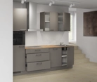 Cuisines Elite Cuisine linéare 270 cm électroménagers inclus planning 2 4
