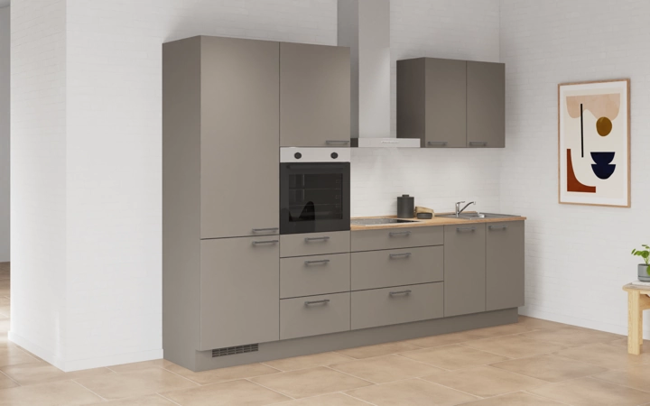 Cuisines Elite Cuisine linéaire 300 cm électroménagers inclus planning 2 1