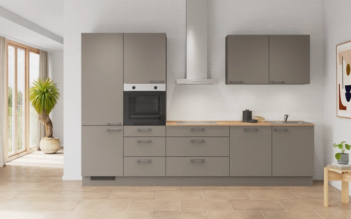 Cuisines Elite Cuisine linéare 330cm électroménagers inclus planning 2 0