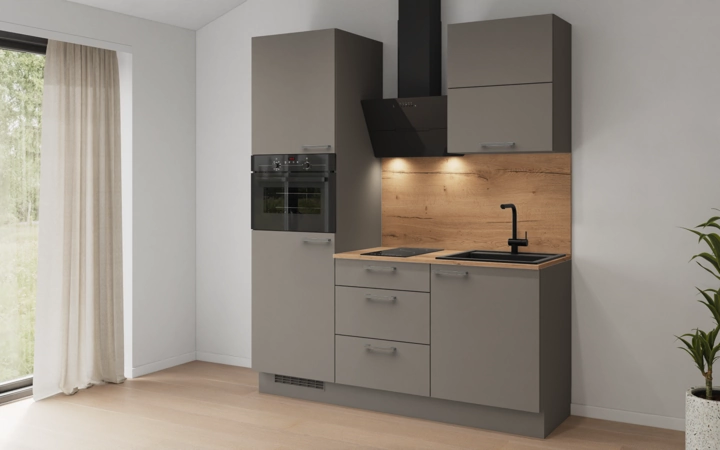 Cuisines Elite Cuisine linéaire 180 cm électroménagers inclus, planning 3 1