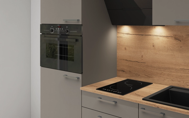 Cuisines Elite Cuisine linéaire 180 cm électroménagers inclus, planning 3 2