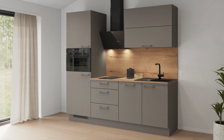 Cuisines Elite Cuisine linéaire 210 cm électroménagers inclus, planning 3 1