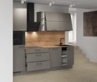 Cuisines Elite Cuisine linéare 270 cm électroménagers inclus planning 3 4