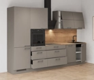 Cuisines Elite Cuisine linéare 330cm électroménagers inclus planning 3 4
