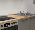 Cuisines Elite Cuisine linéaire 240 cm électroménagers inclus planning 4 3