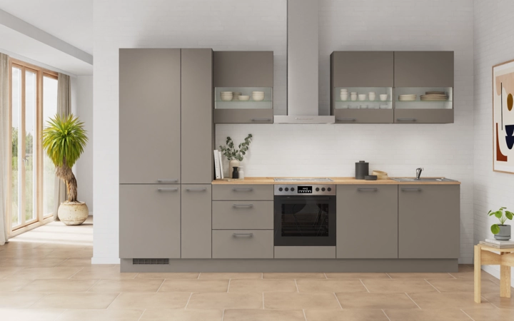 Cuisines Elite Cuisine linéare 330cm électroménagers inclus planning 4 0