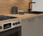 Cuisines Elite Cuisine linéaire 300 cm électroménagers inclus planning 5 3