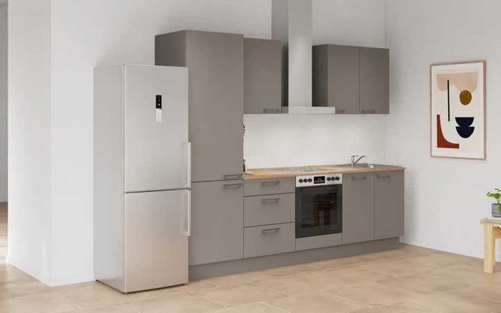 Cuisines Elite Cuisine linéare 270 cm électroménagers inclus planning 6 1