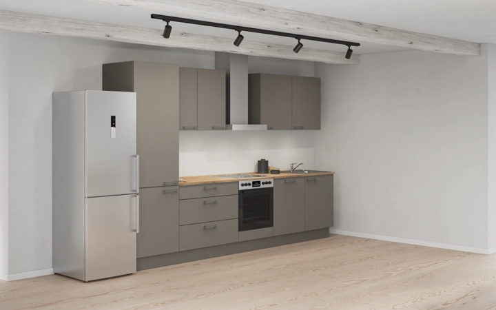 Cuisines Elite Cuisine linéare 330cm électroménagers inclus planning 6 1