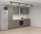Cuisines Elite Cuisine linéare 330cm électroménagers inclus planning 6 1