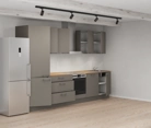 Cuisines Elite Cuisine linéare 330cm électroménagers inclus planning 6 4