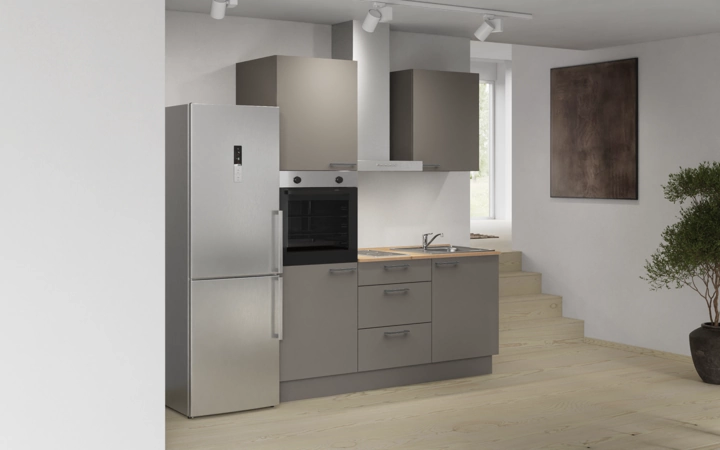 Cuisines Elite Cuisine linéaire 180 cm électroménagers inclus, planning 7 1